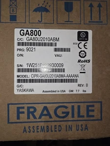 Yaskawa GA80U2010ABM 3 HP 240V 3-Phase Variable Frequency Drive VFD  - Picture 1 of 6