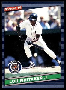 Lou Whitaker 1986 Donruss #49 - Imagen 1 de 2