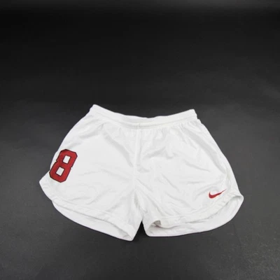 Pantalones cortos de práctica Nike para mujer blancos usados Foto 1 de 4