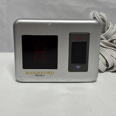 `Biddeford TC15B2 Electric Blanket Control Controller 4 Prong Silver - Image 1 of 2