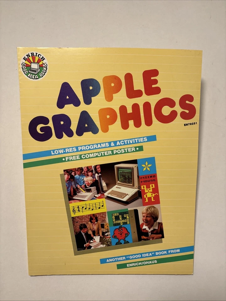 Gráficos Apple 1984 vintage: programas y actividades de baja resolución (tapa blanda) Foto 1 de 4