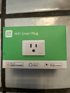Wemo WiFi Smart Plug WSP080 White Sealed - Picture 1 of 3
