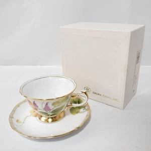 Okura Art China Hanagenji Kudzu Cup Saucer - Picture 1 of 7