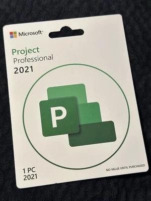 Microsoft Project Professioal 2021 1 PC NEW RETAIL GENUINE LIFETIME - Image 1 of 2