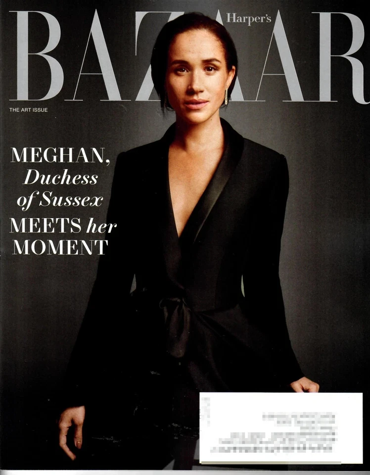 Harper's BAZAAR Magazine ART ISSUE Dec 2025/Jan 2026 Meghan Duchess of Sussex