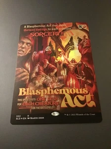 MTG Secret Lair #322 Blasphemous Act Foil (Movie Poster) NM - Picture 1 of 2