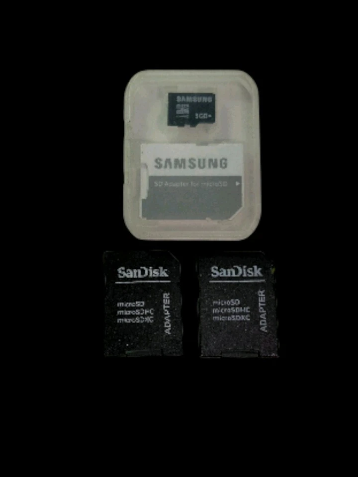 Samsung SD Adapter w/8GB Micro SD Card | SanDisk SD Adapters 32GB & 512GB SD - Image 1 of 2
