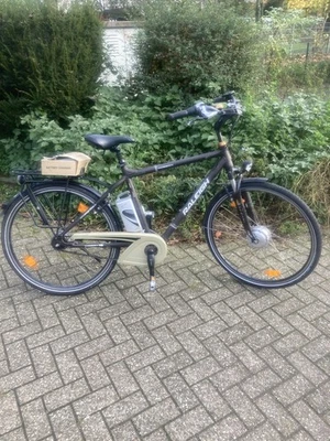 Sehr Gepfl.E-Bike 3500 km Raleigh Dover Deluxe 28 Zoll RH 53 cm 8 Gang - Bild 1 von 4