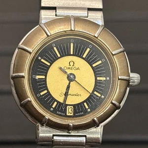Vintage Women's Omega Seamaster Dynamic Quartz Two-Tone c. 1980's 26mm ref. 1426 - Picture 1 of 8