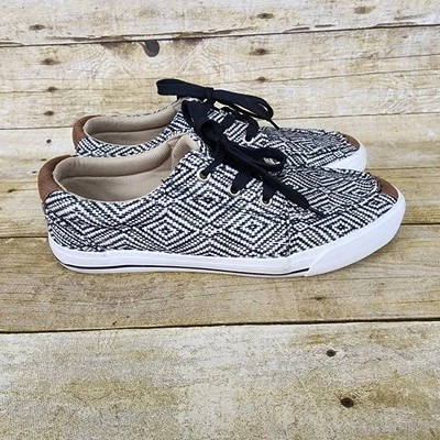 Tênis Roper Angel Fire Diamond Feminino Tamanho 8.5 Western Preto Bronzeado Branco - Imagem 1 de 4