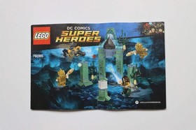 LEGO&reg; DC 76085 Battle of Atlantis Instruction Manual Only!
