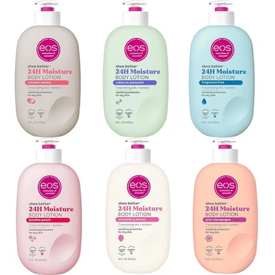 eos Shea Better Loción Corporal Hidratante 24 Horas Cuidado de la Piel 16 fl o z Foto 1 de 4