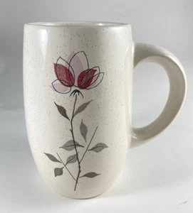 Franciscan Duet Pink Flower Grand Mug 16oz Earthenware Manufactured in 1956 - Picture 1 of 11