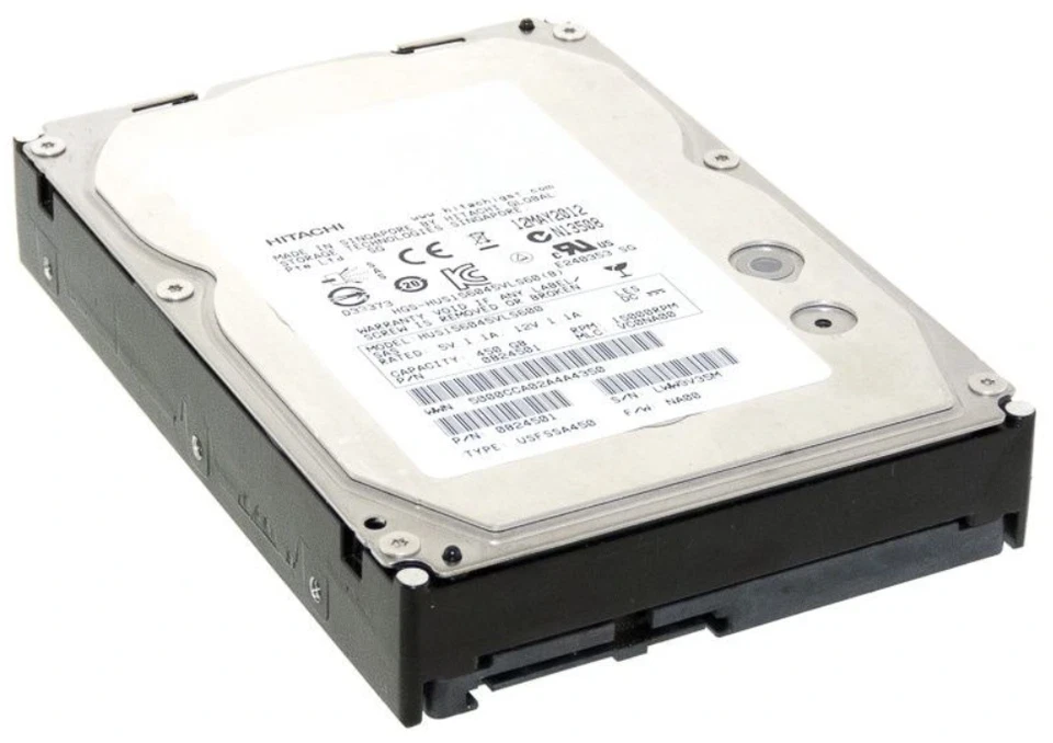 Hard Drive HGST 450GB 15K SAS 6G 3.5 512n 64MB 0B24501 - Image 1 of 1