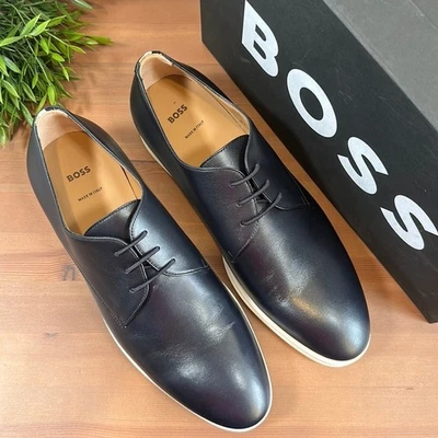 Мужские кожаные туфли Boss Jerrard Derby размер 8 - Изображение 1 из 4