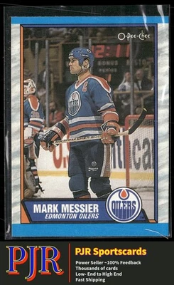 Mark Messier 1989-90 O-Pee-Chee #65 Edmonton Oilers - Image 1 of 2