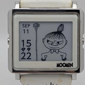 Epson Smart Canvas Moomin Little My Watch White w/Box, warranty Rare - Picture 1 of 16