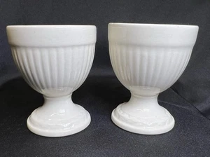 Vintage Set Of 2 Wedgewood Barlaston England Single Egg Cups 2 3/8” - Picture 1 of 20