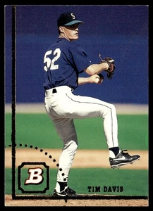 1994 Bowman Tim Davis Rookie Seattle Mariners #257 - Picture 1 of 2