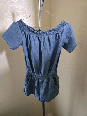 Mameluco Derek Heart azul manga corta con bolsillos Foto 1 de 3