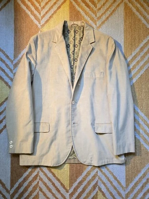 Jaqueta de veludo vintage estilo hera Sears 40R 3 rolos 2 - Imagem 1 de 4