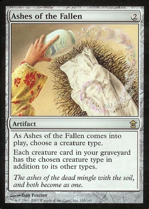 MTG English Ashes of the Fallen NM Foil Saviors of Kamigawa - Image 1 of 1
