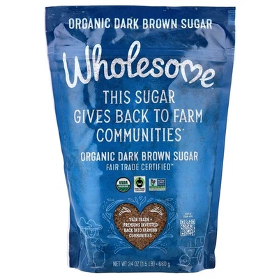 Organic Dark Brown Sugar, 24 oz (680 g) - Image 1 of 2