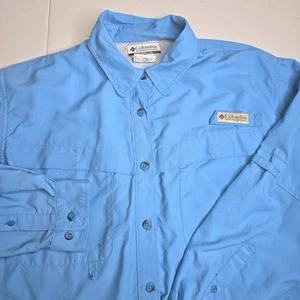 Camisa de pesca pequeña grande de manga larga azul claro ventilada COLUMBIA para mujer -1072 - Imagen 1 de 9