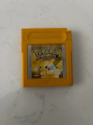 Pokemon Yellow Version Special Pikachu Edition (Gameboy, 1999) 100% Authentic - image 1 of 3