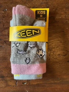 Keen Hiking North Country Girls Wool Socks Size Kids M (12-2.5) - Picture 1 of 8