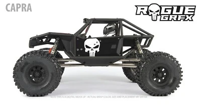 Axial Capra 1:10 Scale Body Graphic Wrap Skin- Punisher - Image 1 of 2