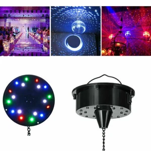 18 RGB LED Light Rotating Motor For Mirror Ball Stage KTV Party Sound Activated - Picture 1 of 6