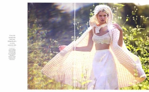 2014 David Bellemere Hana Jirickova 18-page MAGAZINE EDITORIAL White Mischief - Picture 1 of 9