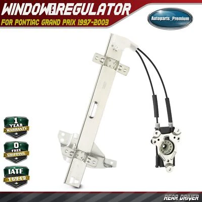 Regulador ventana conductor trasero para Pontiac Grand Prix 1997-2003 4 puertas 10321732 Foto 1 de 4