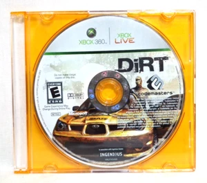 Vintage 2007 Original Microsoft Xbox 360 Live Dirt Racing Video Game Disc Only - Picture 1 of 5