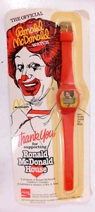 RONALD MCDONALD WATCH 1984 CocaCola Coke Ronald McDonald House Watch - Picture 1 of 3