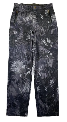 Pantalones softshell TAD Triple Aught Design para mujer medianos forrados de vellón gris camuflados Foto 1 de 4