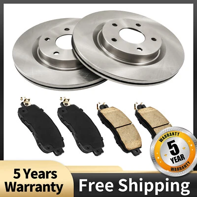 For Nissan Altima 2014-2019 Front Disc Brake Rotors & Pads Kit 31464 D1650 - Image 1 of 4