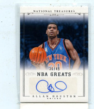ALLAN HOUSTON 2013-14 Panini National Treasures NBA Greats Auto Autograph #D /49