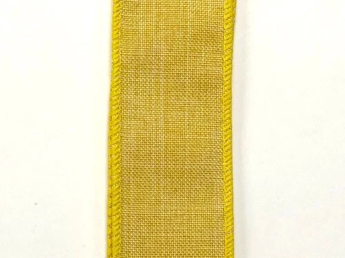 Poly Linen Wired Ribbon Multi-Colors 10 Yard - Image 1 of 1