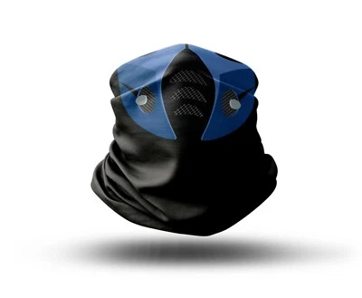 Washable Fabric Face Cover Neck Gaiter Unique Print Animated Sub-Zero EU Made - Image 1 of 4