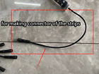 DIY CHASING 3Pins Extension Wire Male Plug Y Connector for Light Strips LED LAMP