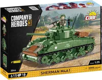 COBI 5723Company of Heroes 3 Sherman M4A1 Tank 1:35 615 pieces in box NEW! - Image 1 of 4