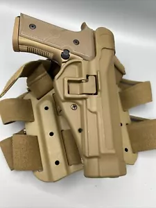BlackHawk Beretta M9A3 Serpa II Tactical Holster RH Coyote Tan, Quick Disconnect - Picture 1 of 12