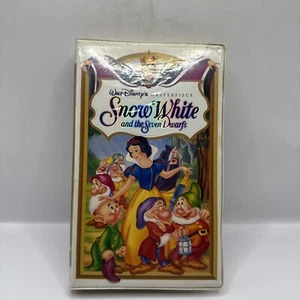 Disney Snow White and the Seven Dwarfs VHS 1995 MASTERPIECE Collection - Imagen 1 de 9