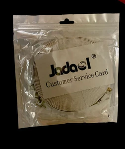 CAT6 Ethernet Cable 25 ft RJ45 Flat White Patch Cord With Clips - Picture 1 of 2