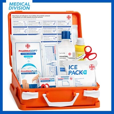 Cassetta Valigetta Medica di pronto soccorso con ALLEGATO 2 per aziende - 3 dip - Immagine 1 di 4