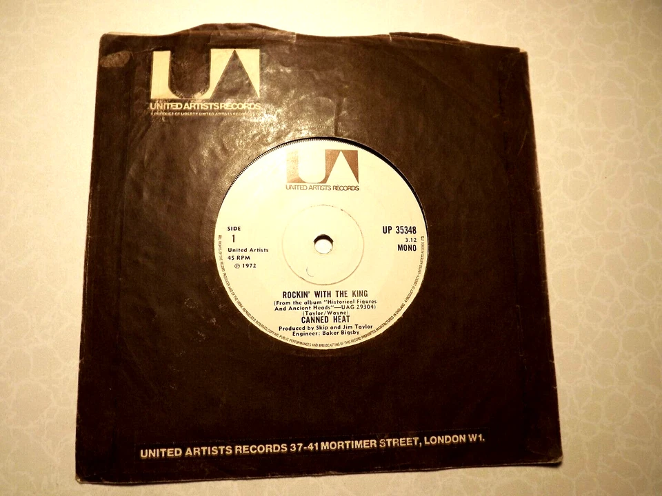 45rpm......Canned Heat......Rockin' With The King....70s Rock - Image 1 of 1