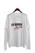 Travis Scott TS Birds The Ends Long Sleeve Tee White (TSCJ-LS009) Men Size S-2XL