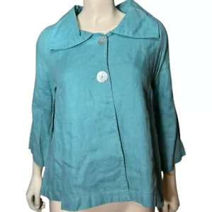 Comfy USA Buttoned Blouse Womens Size S - Picture 1 of 6